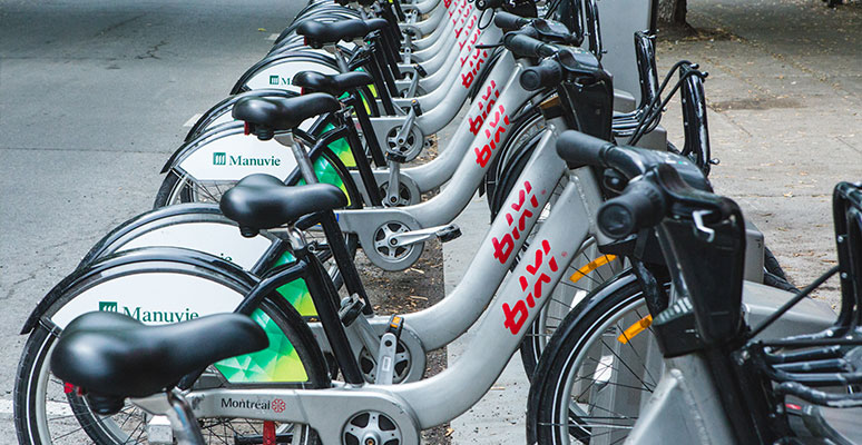 BIXI bikes